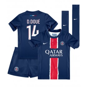 Paris Saint-Germain Desire Doue #14 Heimtrikot 2024-25 Kurzarm (+ kurze hosen)